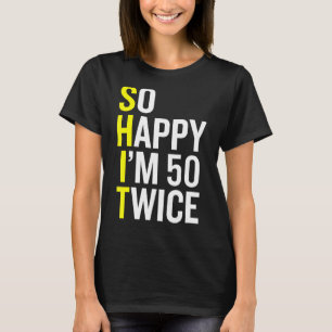 T-shirt Sarcastique 50 ans B Jour 50e Anniversaire Gag Gif