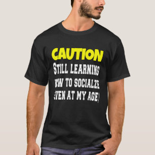 T-shirt Sarcastique Amusant Conception Humour Prudence Tou