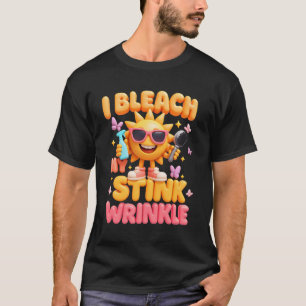 T-shirt Sarcastique Je blanchis mon pli puant Drôle de bla
