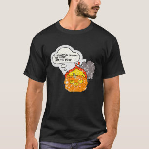 T-shirt Sarcastique Trick or Treat Haunted Citrouilles Tee