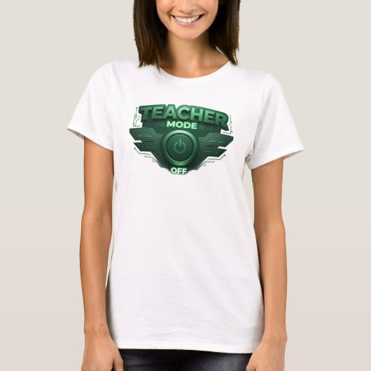 T-shirt sarcelle captivant MODE ENSEIGNEMENT DÉSAC (Devant)
