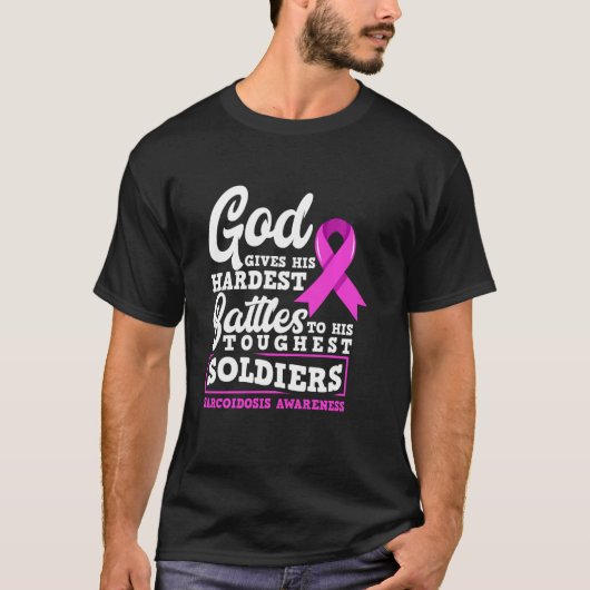 T-shirt Sarcoidose Guerrier Sarcoidose Sensibilisation (Devant)