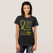 T-shirt Sarcoma Warrior soutient le combattant (Devant entier)