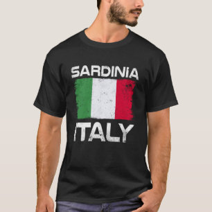 T-shirt Sardaigne Italie Drapeau Conception Fière Drapeau