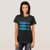 T-shirt Sardines bleues (Devant entier)