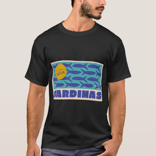 T-shirt Sardines dans l'eau (Devant)
