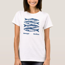 Sardines du Portugal – Art de poisson en bois vint