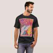 T-shirt Sardines roses (Devant entier)
