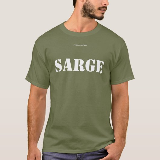 T-SHIRT SARGE (Devant)