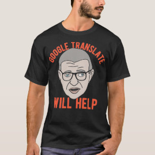 T-shirt Sartre Google Translate aidera