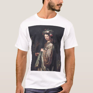T-shirt Saskia van Uylenburgh, Flora, Rembrandt, 1634