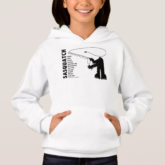 T-shirt Sasquatch Angler Petroglyph (Devant)