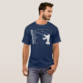 T-shirt Sasquatch Angler Petroglyph (Devant entier)