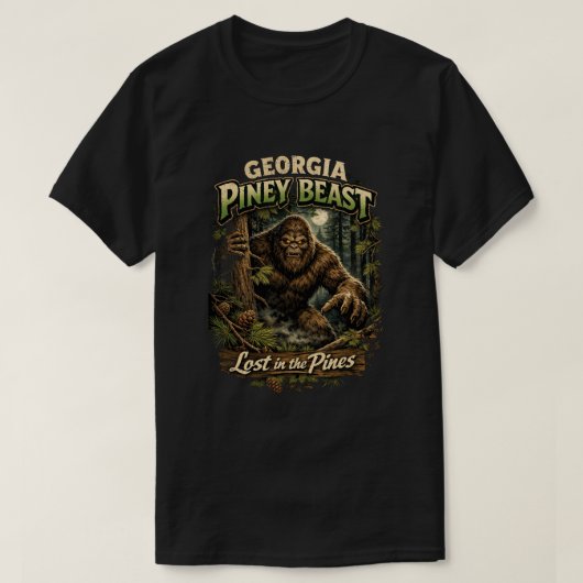 T-shirt Sasquatch Bigfoot (Design devant)