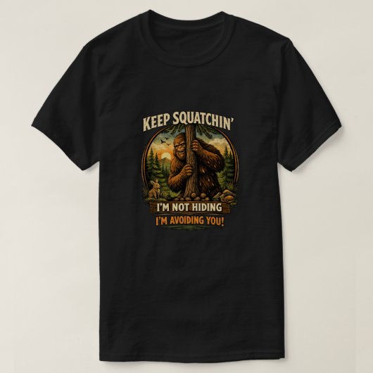 T-shirt Sasquatch Bigfoot (Design devant)