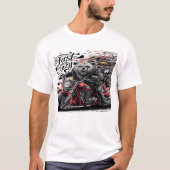 T-shirt Sasquatch Bigfoot Joyride Motorcycle Adventure (Devant)
