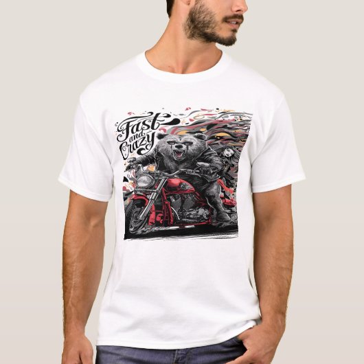 T-shirt Sasquatch Bigfoot Joyride Motorcycle Adventure (Devant)