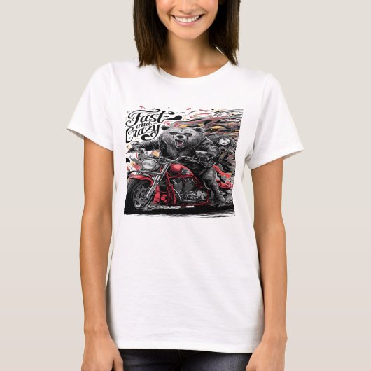 T-shirt Sasquatch Bigfoot Joyride Motorcycle Adventure (Devant)