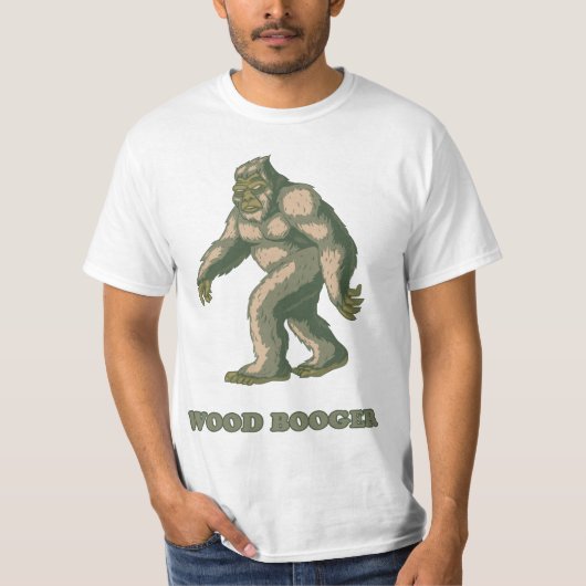 T-shirt Sasquatch : Booger en bois (Devant)