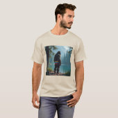 T-shirt Sasquatch en fleurs (Devant entier)