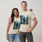 T-shirt Sasquatch en fleurs (Unisexe)