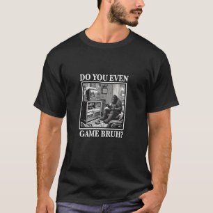 T-shirt Sasquatch Jeux Vidéo Bigfoot Jeu Jeu Bruh Cadeau