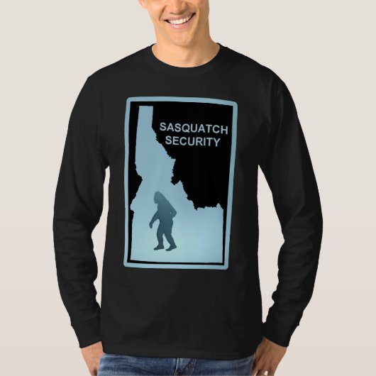 T-shirt Sasquatch Security - Idaho (Devant)