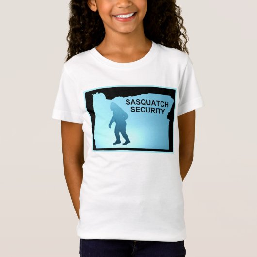 T-Shirt Sasquatch Security - Oregon (Devant)