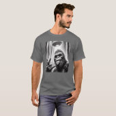 T-shirt Sasquatch Sie Big Foot Rock On UFO Alien Fun frien (Devant entier)