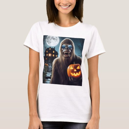 T-shirt Sasquatch sur Halloween (Devant)
