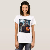 T-shirt Sasquatch sur Halloween (Devant entier)