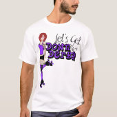 T-shirt Sass E. Purple Down & Derby (Devant)