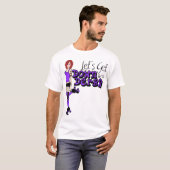 T-shirt Sass E. Purple Down & Derby (Devant entier)