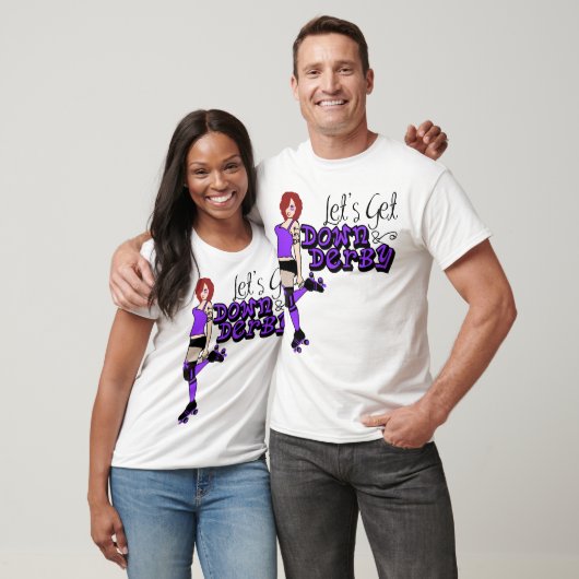 T-shirt Sass E. Purple Down & Derby (Unisexe)