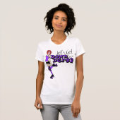 T-shirt Sass E. Purple Down & Derby (Devant entier)