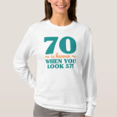 T-shirt Sassy 70e anniversaire (Devant)