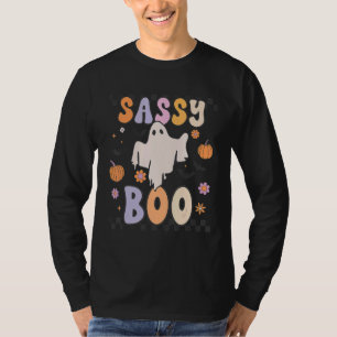 T-shirt Sassy Boo Cute Retro Super Ghost Famille Halloween
