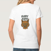 T-shirt Sassy Cat "Furry and Filthy" (Dos)