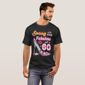 T-shirt Sassy Et Fabuleux À 60 60E Anniversaire Diamond Sh (Devant entier)