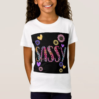 T-Shirt Sassy Fun Colorful Girls Thème