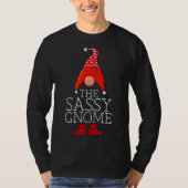 T-shirt Sassy Gnome Family Matching Group (Devant)