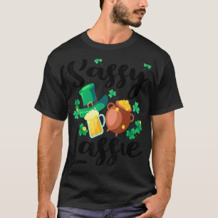 T-shirt Sassy Lassie St. Patrick's Day Funny 3
