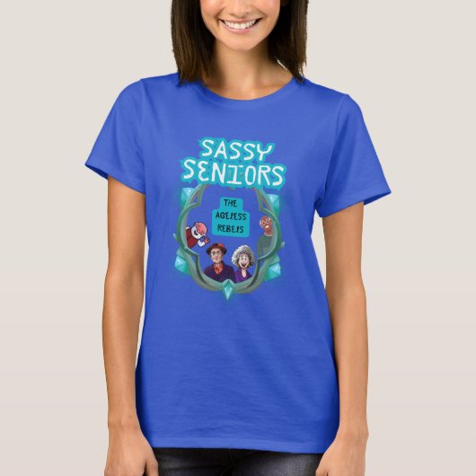 T-shirt Sassy Senior Trivia (Devant)