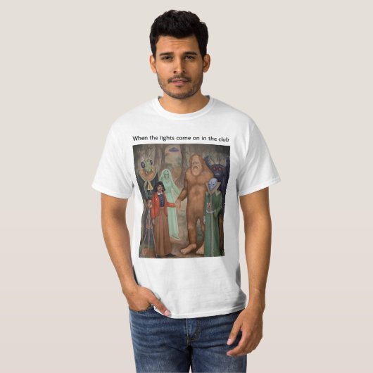 T-shirt " Sassy the sasquatch " (Devant entier)