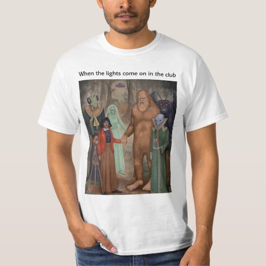 T-shirt " Sassy the sasquatch " (Devant)