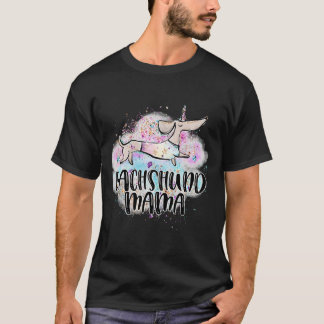 T-shirt Sassy Unicorn Dachshund Unicorn Lover Sauser Chien