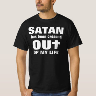 T-shirt Satan a croisé, Jésus en