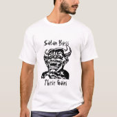 T-shirt Satan bénissent ces gains (Devant)