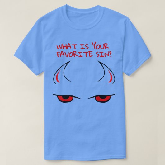 T-shirt Satan Devil Sin Funny Costume d'Halloween  (Design devant)
