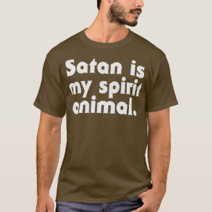 T-shirt Satan Est Mon Esprit Animal